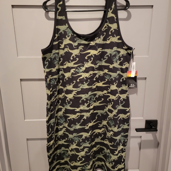 TORRID Jurassic Park Mini Foxy Cami Dress Size 2 - Picture 11 of 17